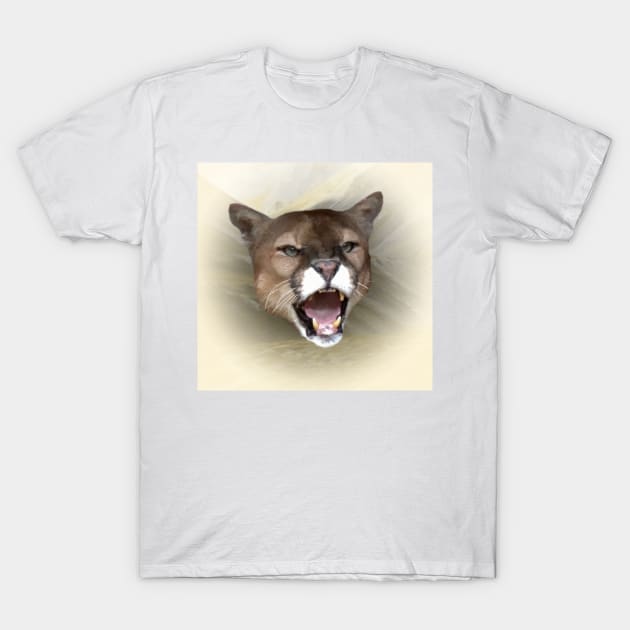 Mountain lion T-Shirt by Guardi